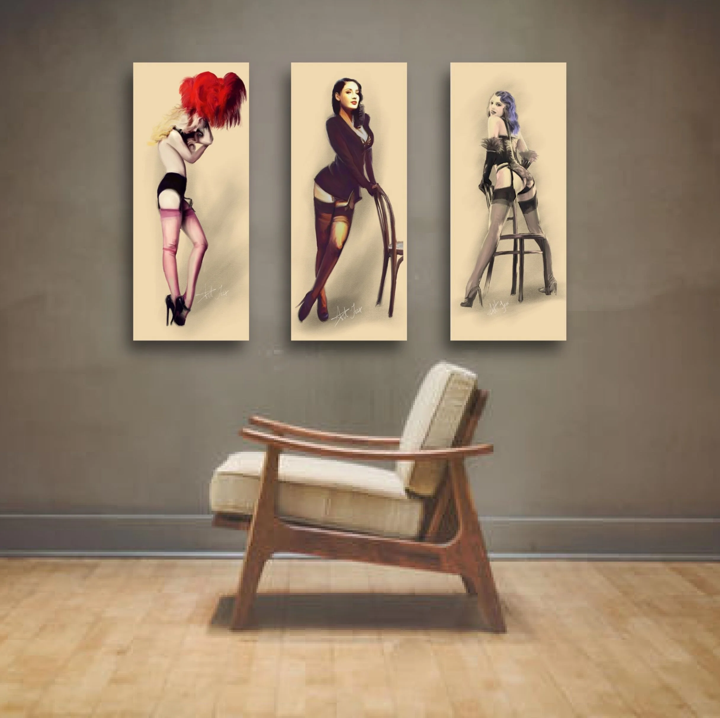 Burlesque, Trilogy, ANTFOX Gallery — ANTFOX